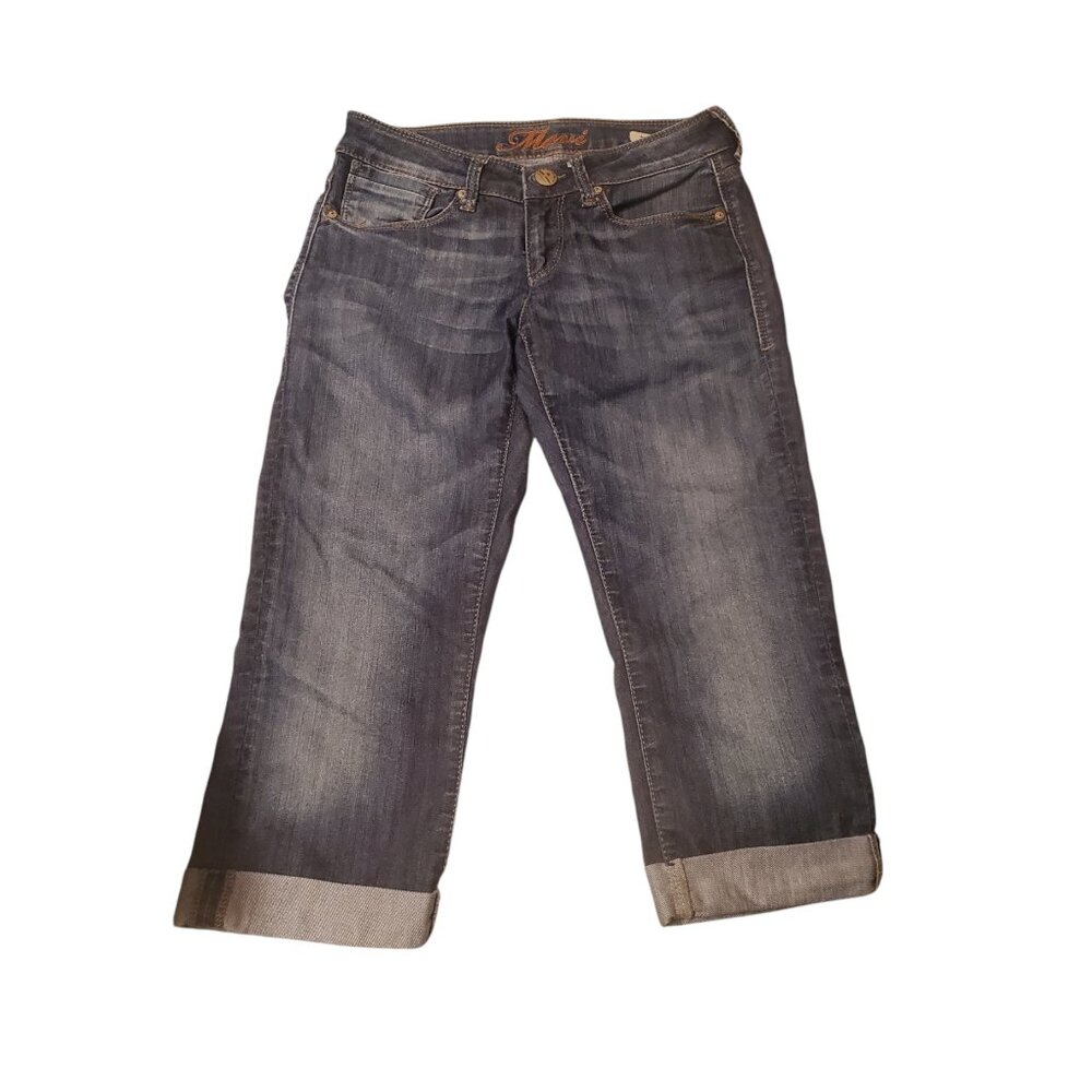 Mavi Alma Low-Rise Straight Denim Capris